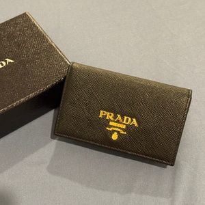 Prada wallet card holder
